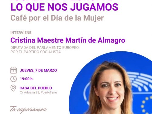 PSOE reivindica con Cristina Maestre, la Igualdad de Género en Europa.