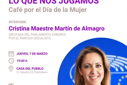 PSOE reivindica con Cristina Maestre, la Igualdad de Género en Europa.