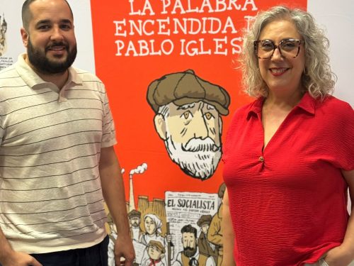 La Casa del Pueblo de Puertollano inaugura la exposición “La palabra encendida de Pablo Iglesias”